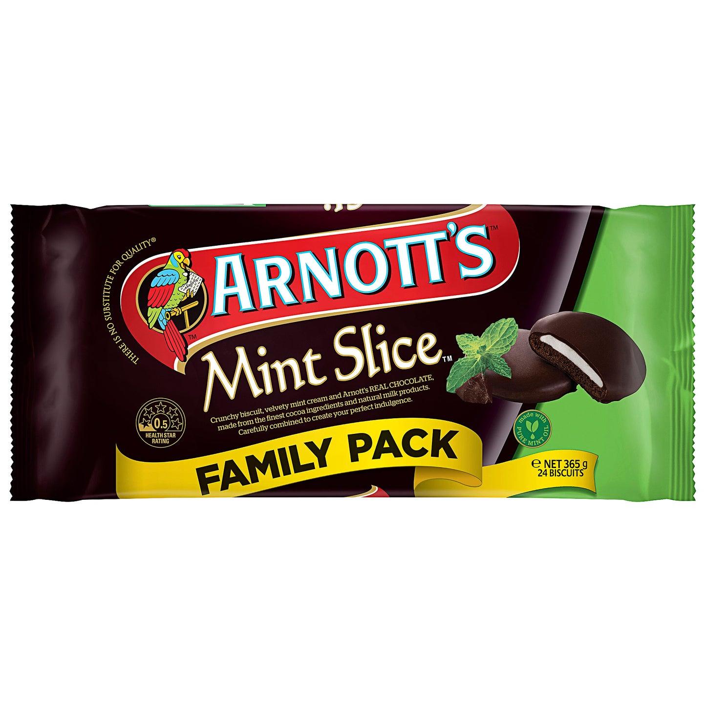 Arnott's Mint Slice Family Pack 365g