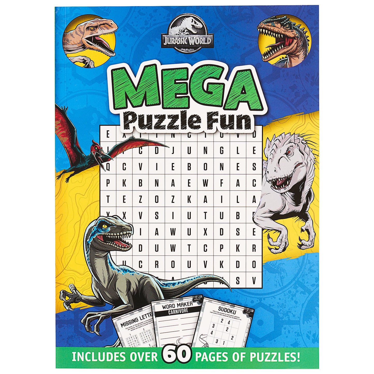 Jurassic World Dominion: Mega Puzzle Book