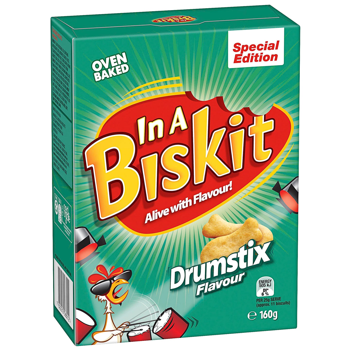 IN-A-BISKIT DRUMSTICK 160G