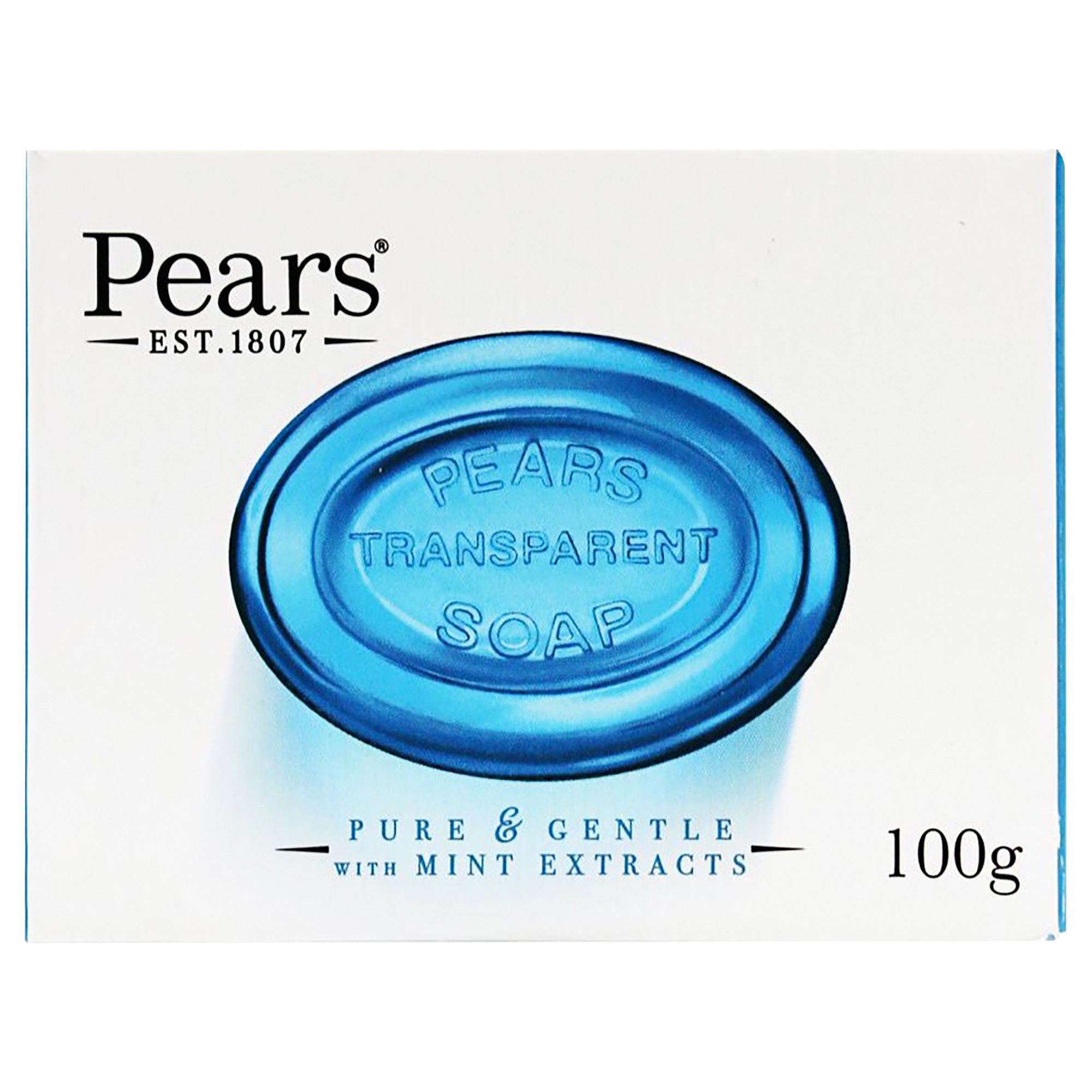 Pears Soap Bar Pure & Gentle With Mint 100g The Reject Shop