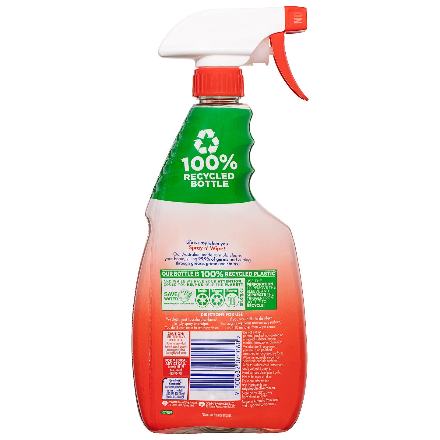 Ajax Spray n' Wipe Multipurpose Spray Apple Blossom & Citrus 500mL