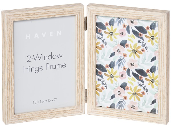 2-Window Hinge Picture Frame