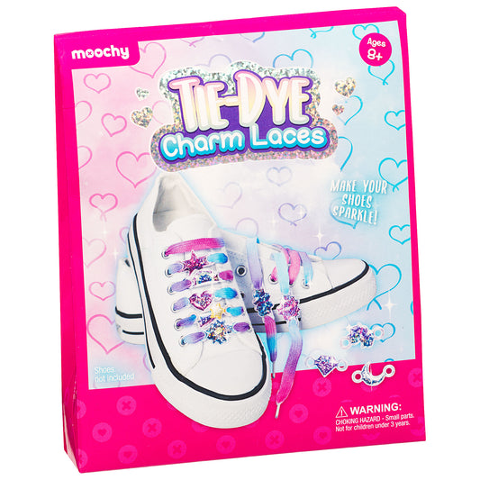 Moochy Tie Dye Charm Laces