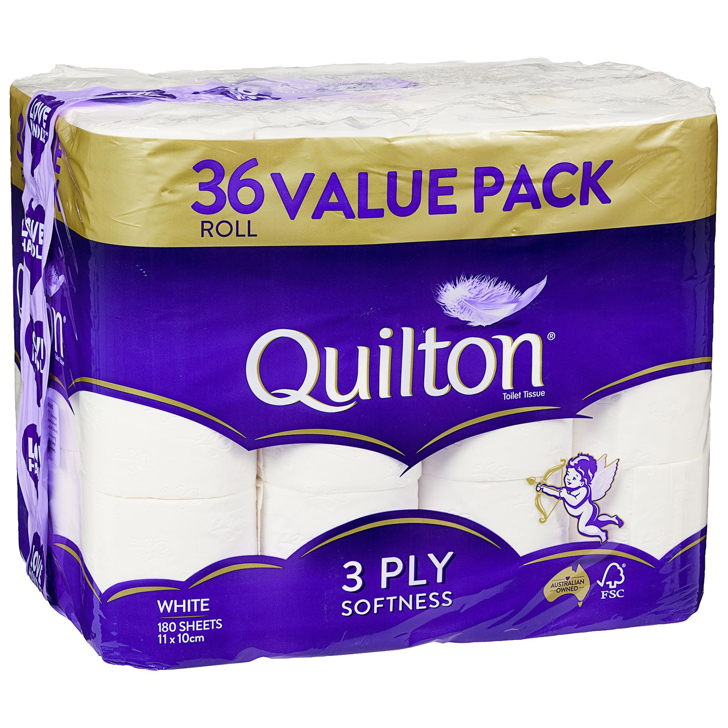 Quilton Toilet Paper 3ply 180 Sheets 36pk