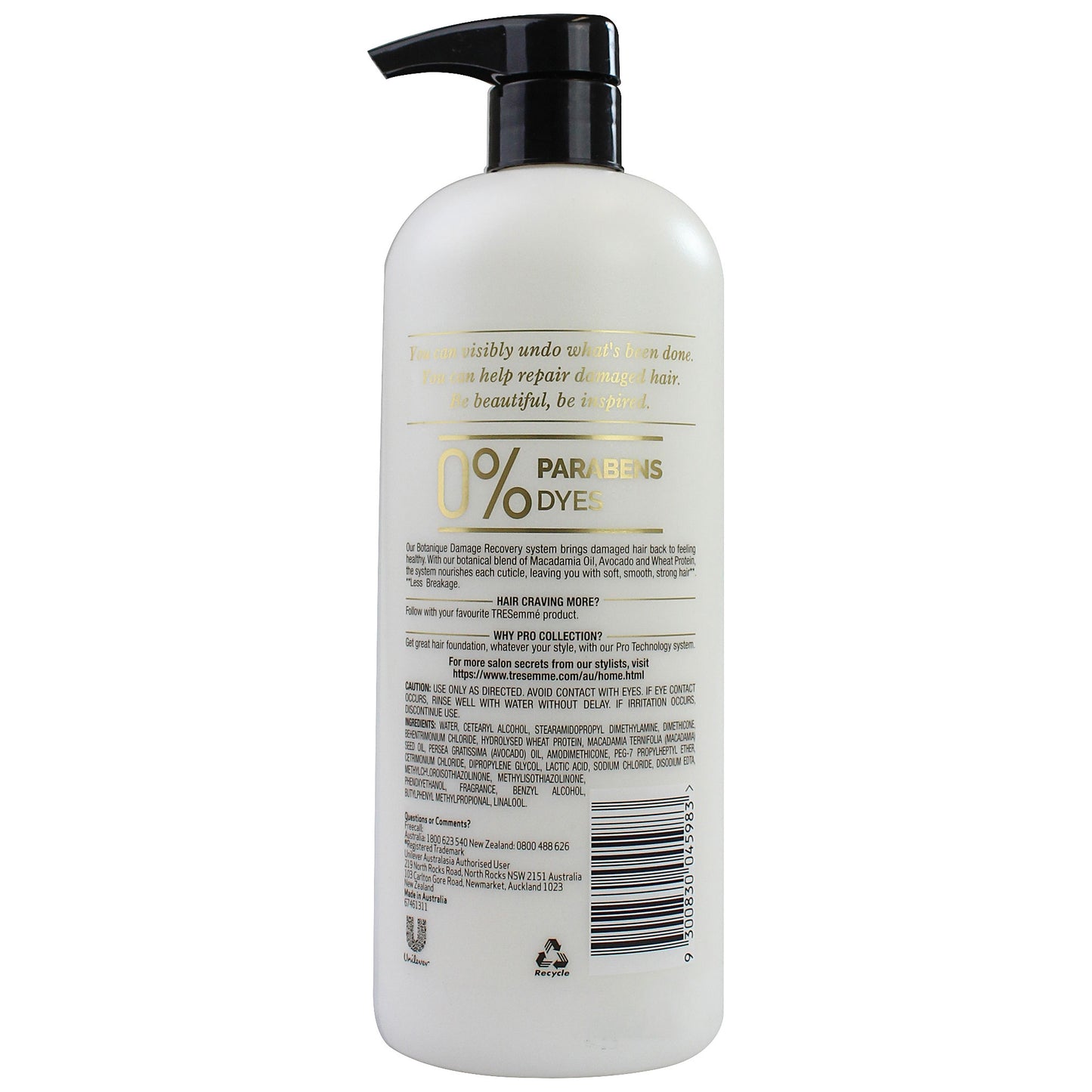 Tresemmé Damage Recovery Conditioner 750mL