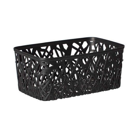 Mosaic Rattan Basket Medium