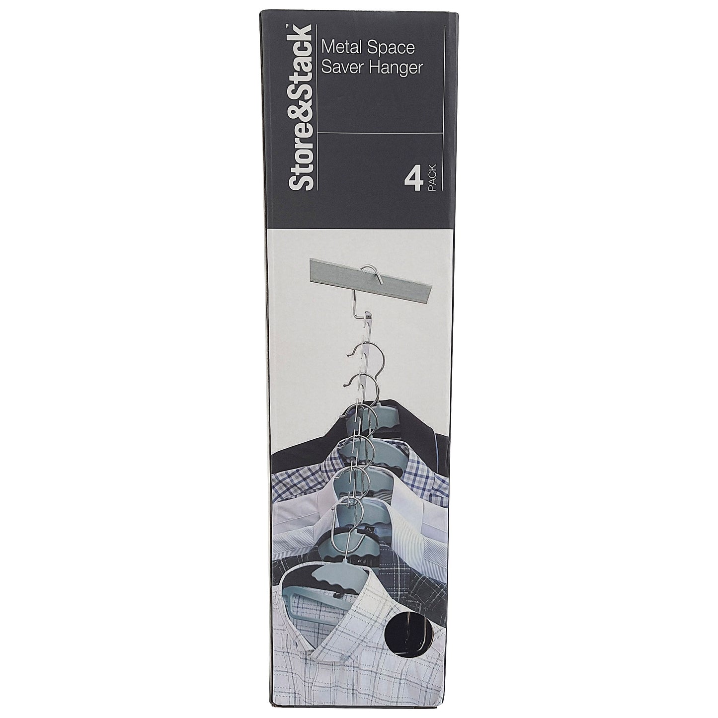 Metal Space Saver Hanger 4pk