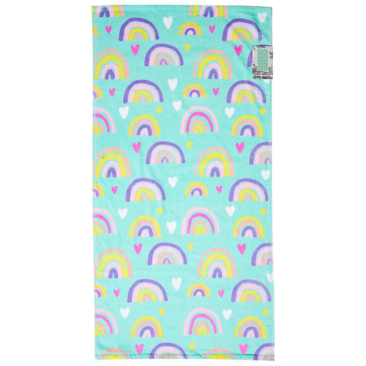 Kids Beach Towel Rainbow