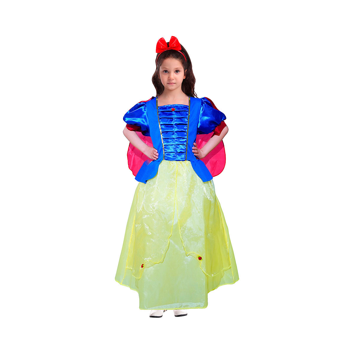 Kids Snow Princess Costume with Cape