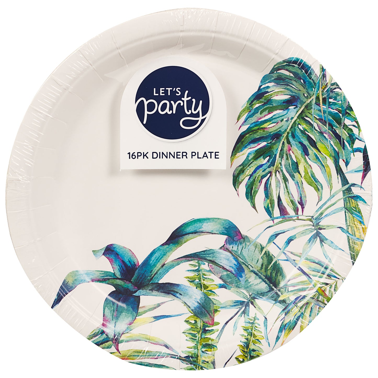 Dinner Plate Tropical 16pk