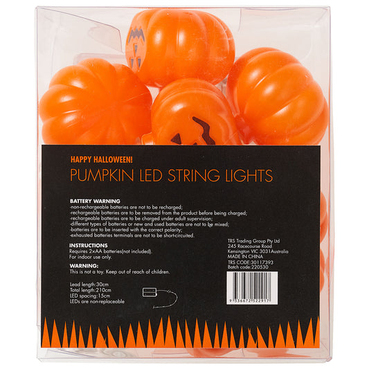 LED Pumpkin String Lights