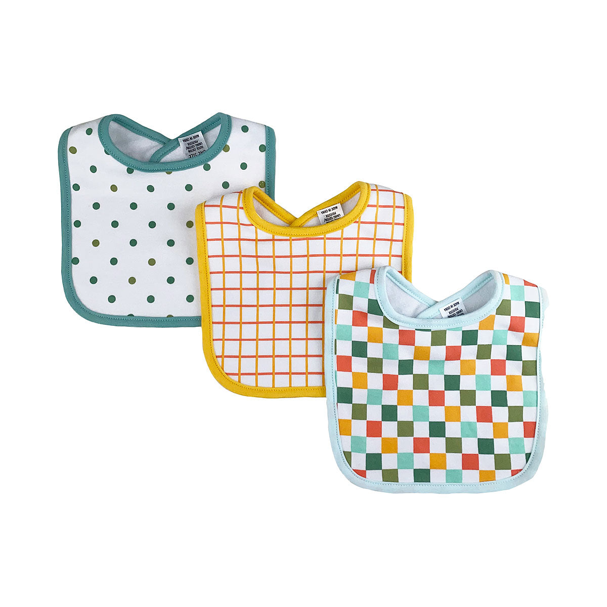 Baby Bibs 3pk Assorted