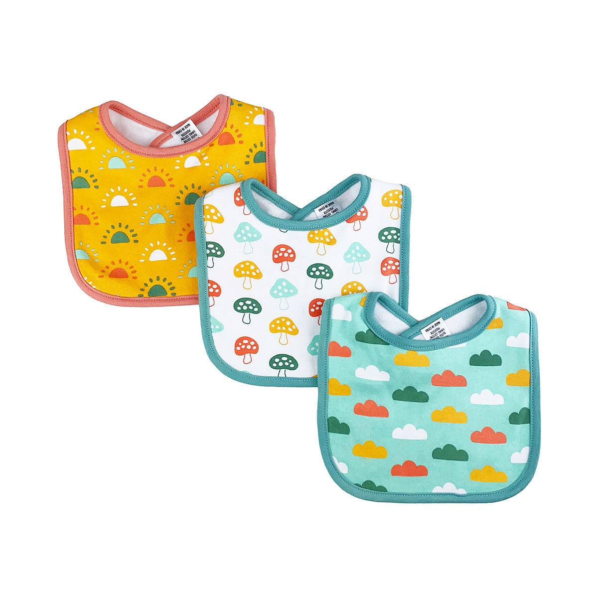 Baby Bibs 3pk Assorted