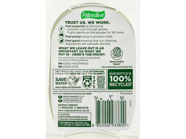 Palmolive Eco Dishwashing Liquid 900mL Assorted