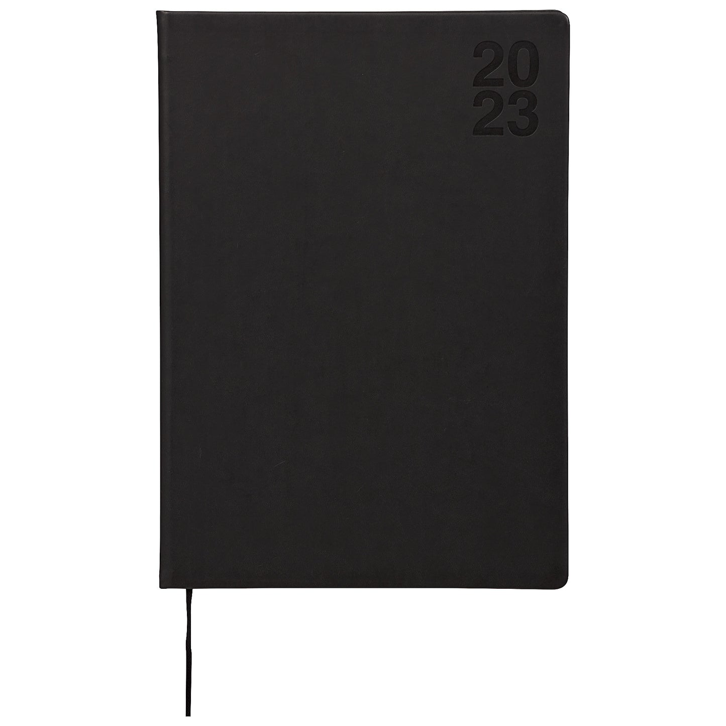 2023 Week View PU Diary A4 Black