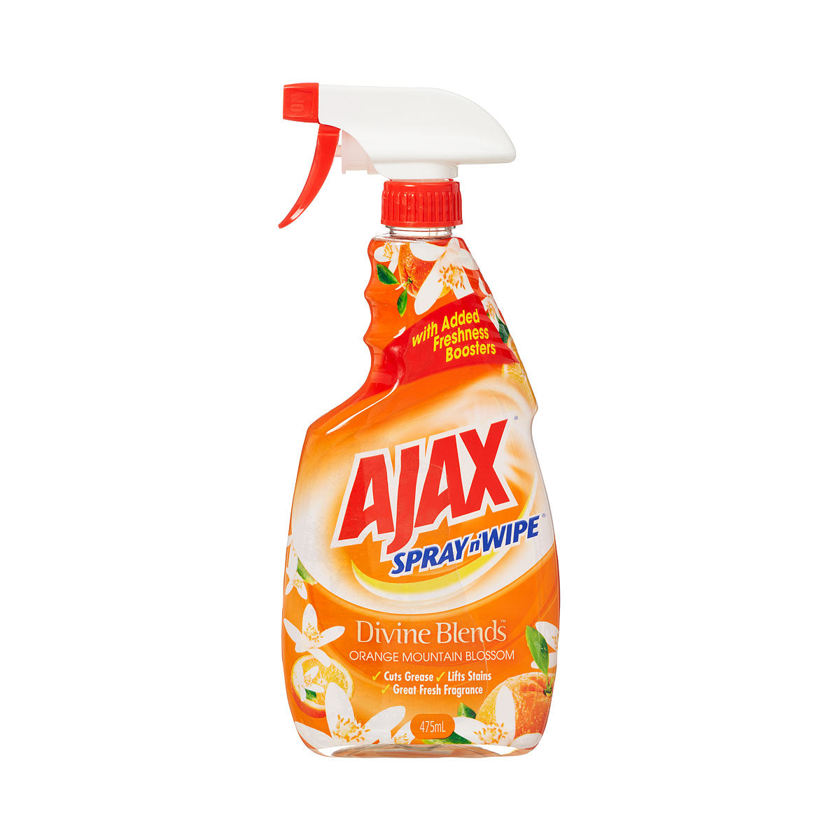 Ajax Spray n' Wipe Divine Blends Orange Mountain Blossom 475mL