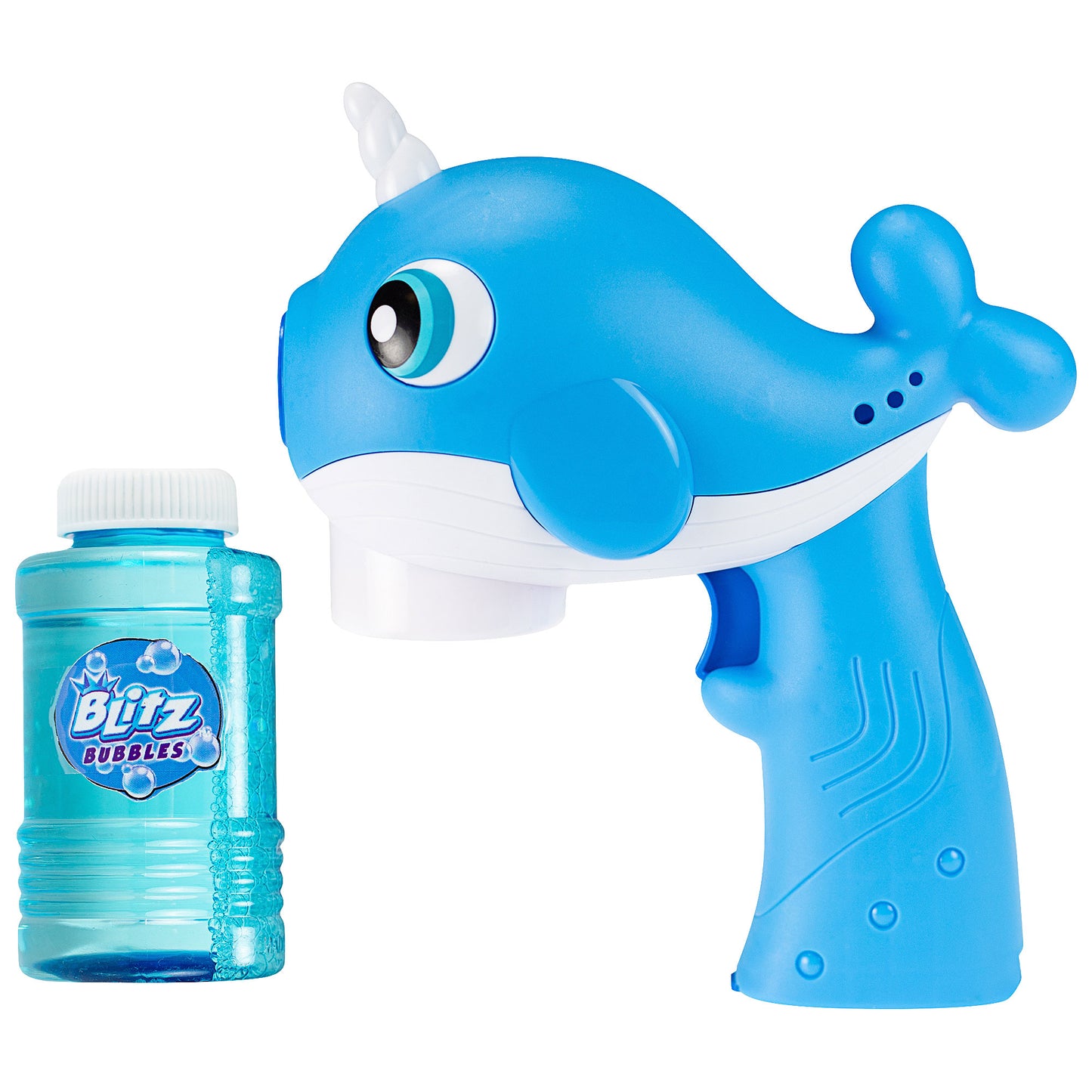 Blitz Light-Up Narwhal Bubble Blaster