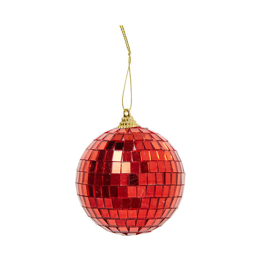 Disco Ball Tree Decoration 8cm Assorted