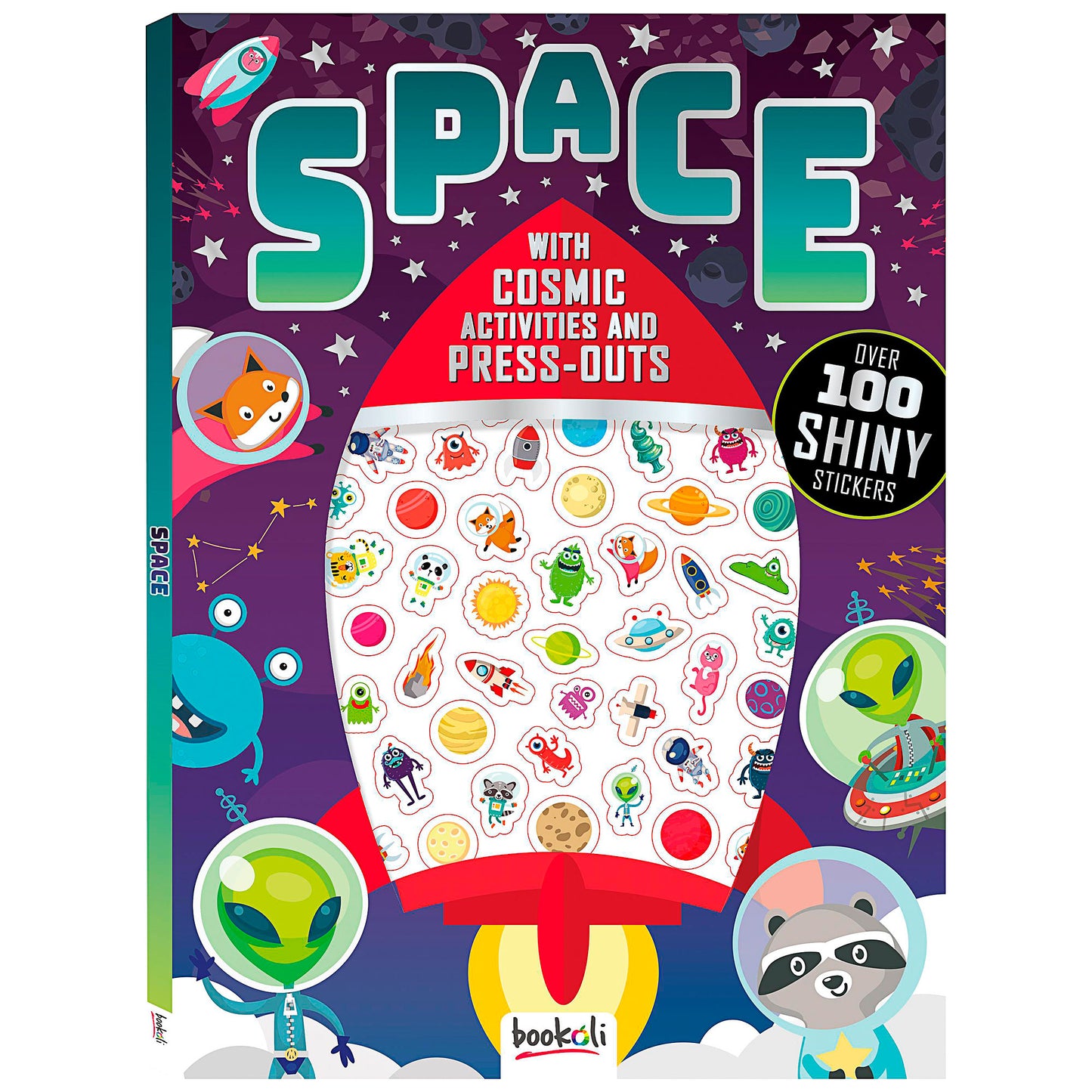 Puffy Sticker Metallic Space