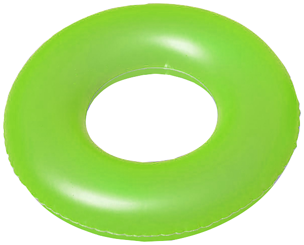 Swim Ring Frosted Neon 91CM