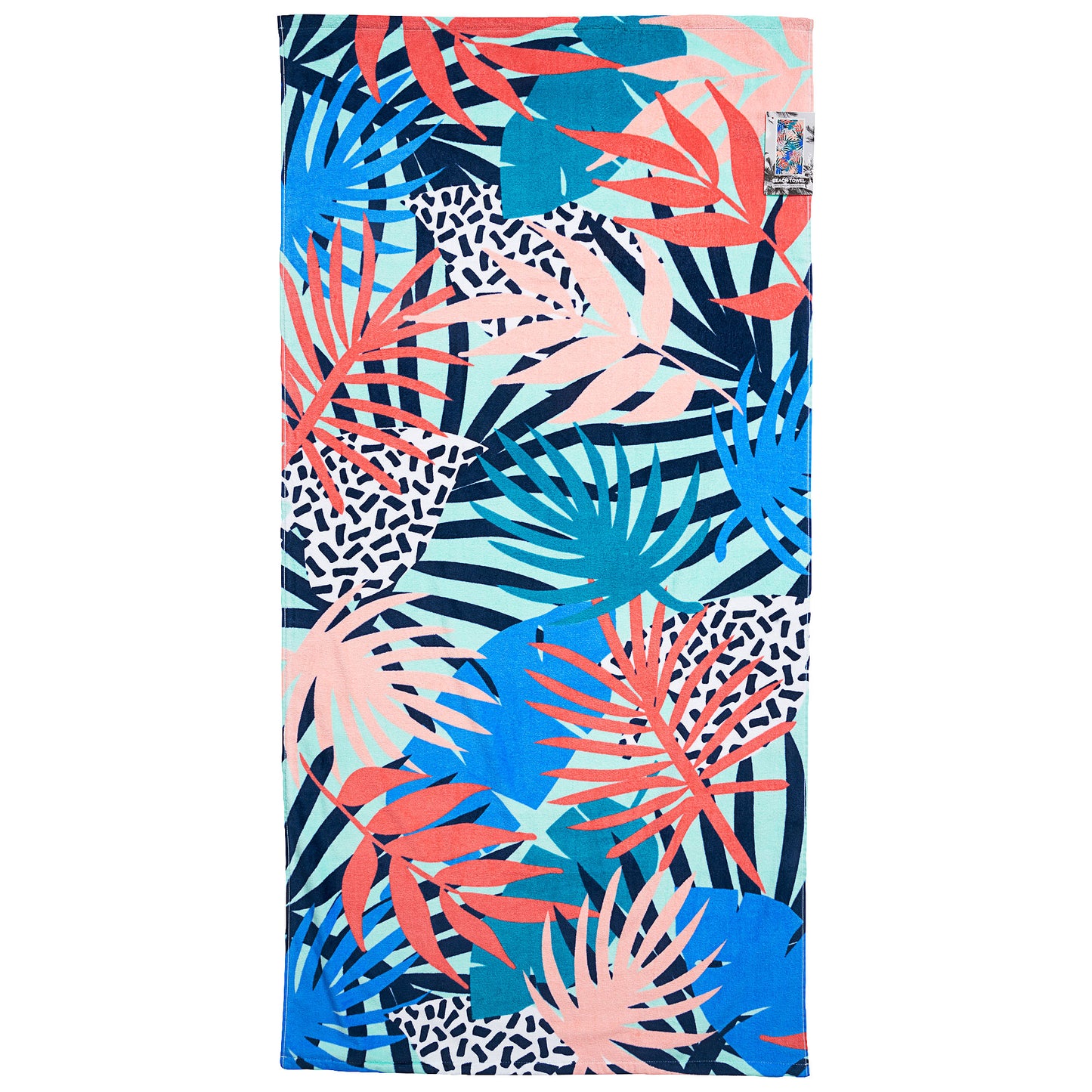 Printed Velour Towel Tonga 75x150cm