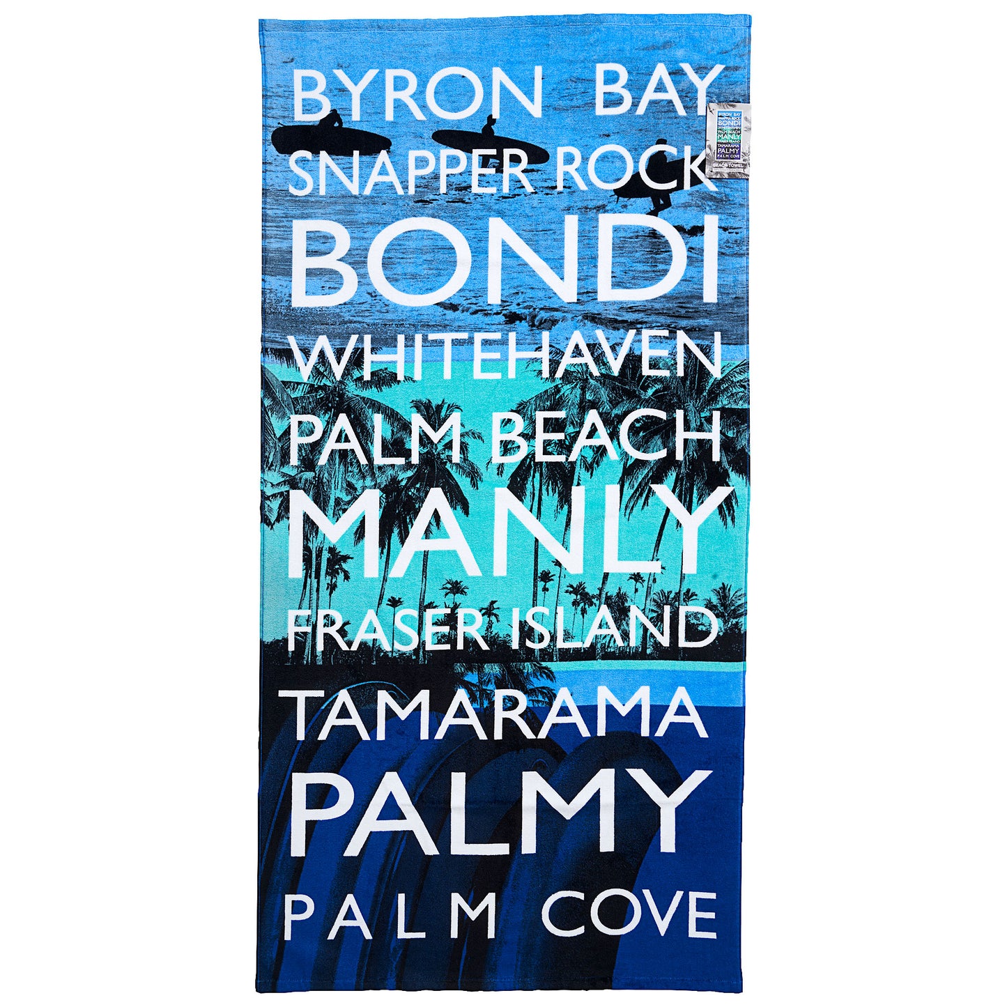 Printed Velour Beach Towel Beach Days 75x150cm