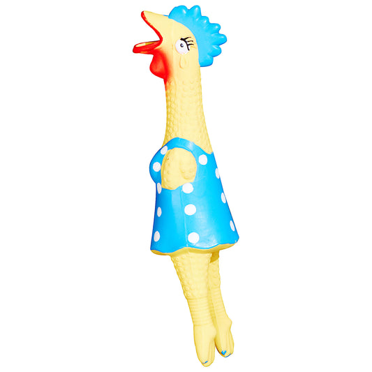 Squeaky Latex Dog Toy Chicken 29cm