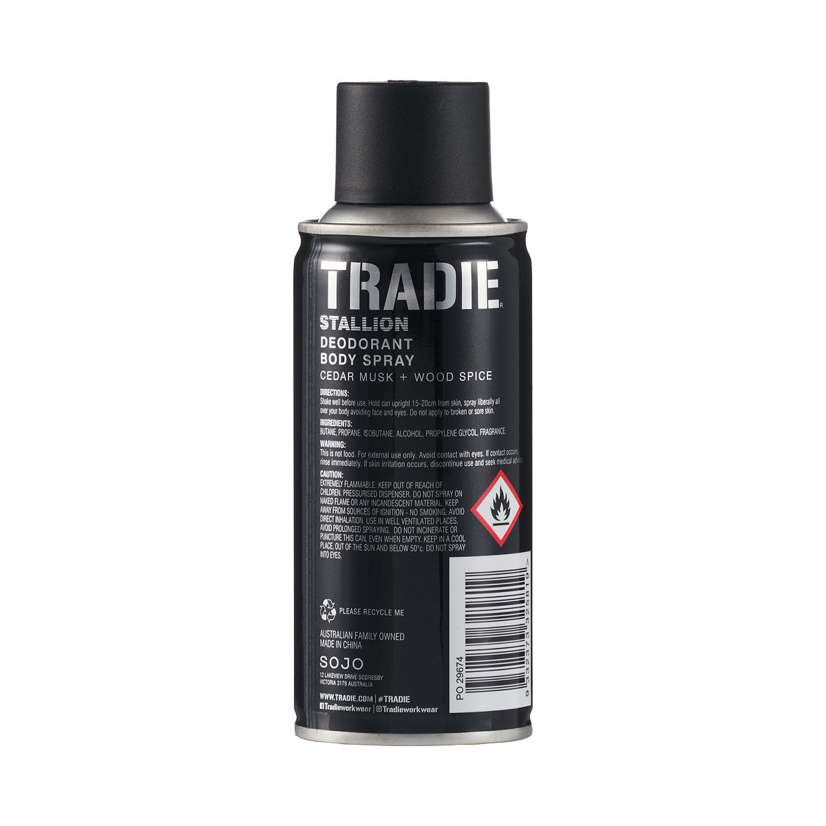 Tradie Deodorant Stallion 160mL – The Reject Shop