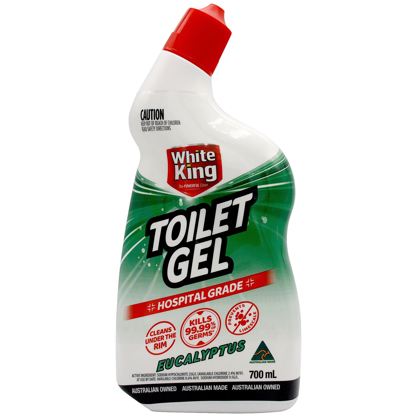 White King Toilet Gel Eucalyptus 700mL