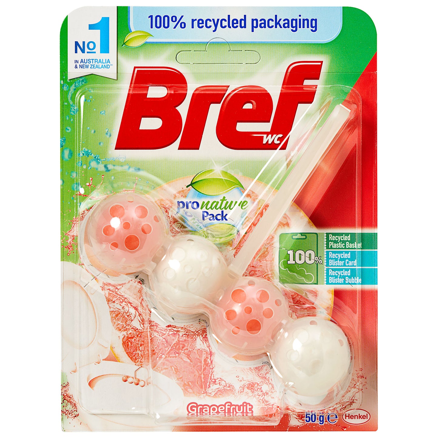 Bref Toilet Cage Grapefruit 50g