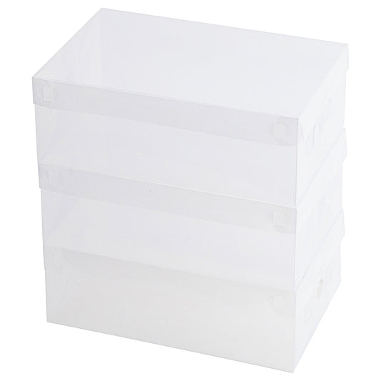 Stack & Store Clear Shoe Box 3pk