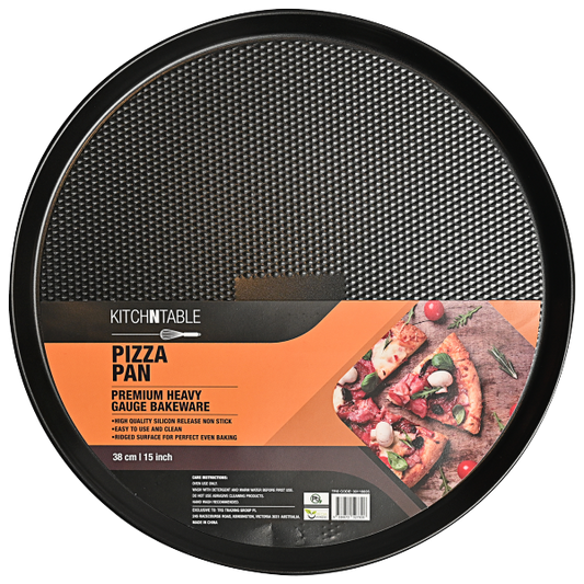 KtichNTable Heavy Duty Pizza Pan 38cm