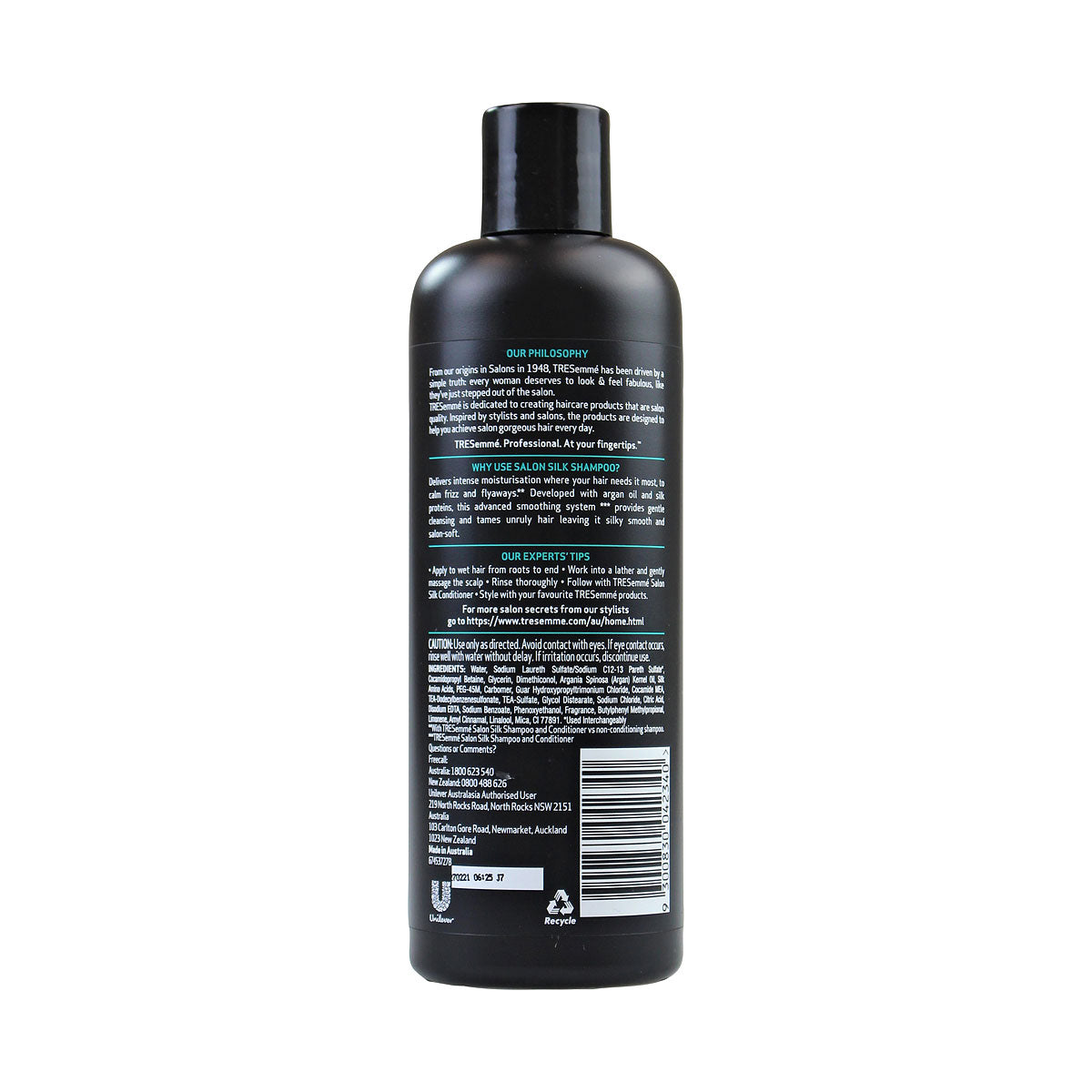 Tresemmé Shampoo Smooth Silky Argan Oil 390mL