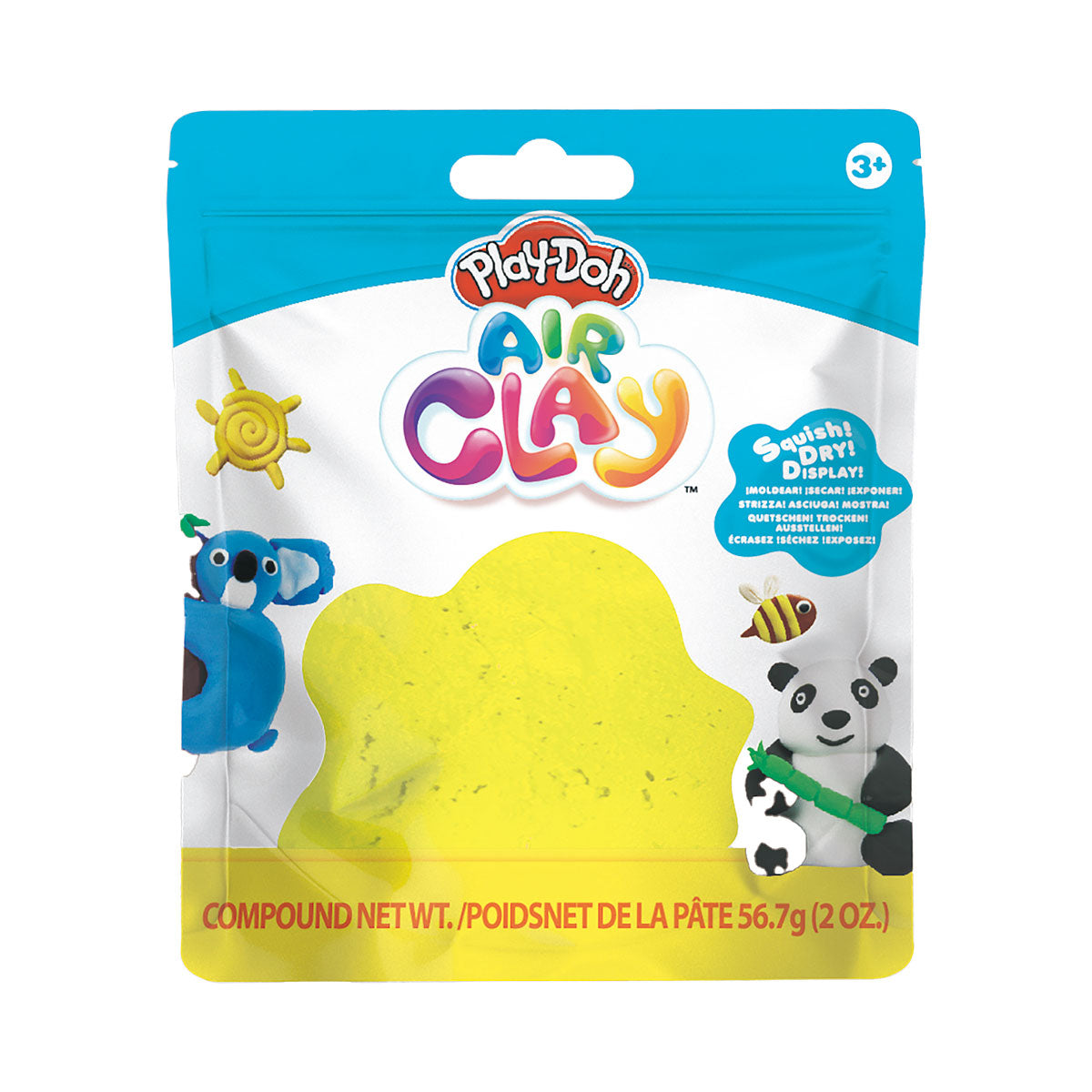 Play-Doh Air Clay Yellow 2oz
