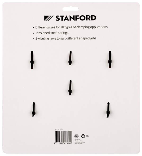 Stanford Clamp Set 6pc