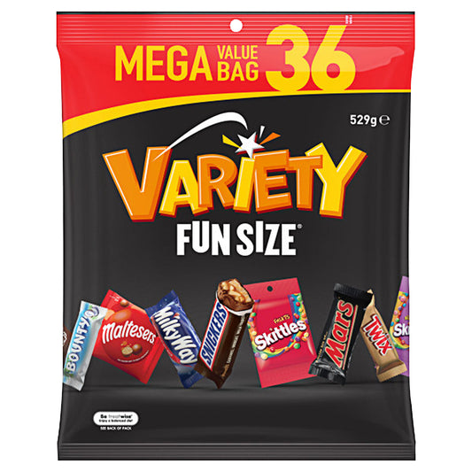 Mars Mega Mixed Variety Fun Size 529G