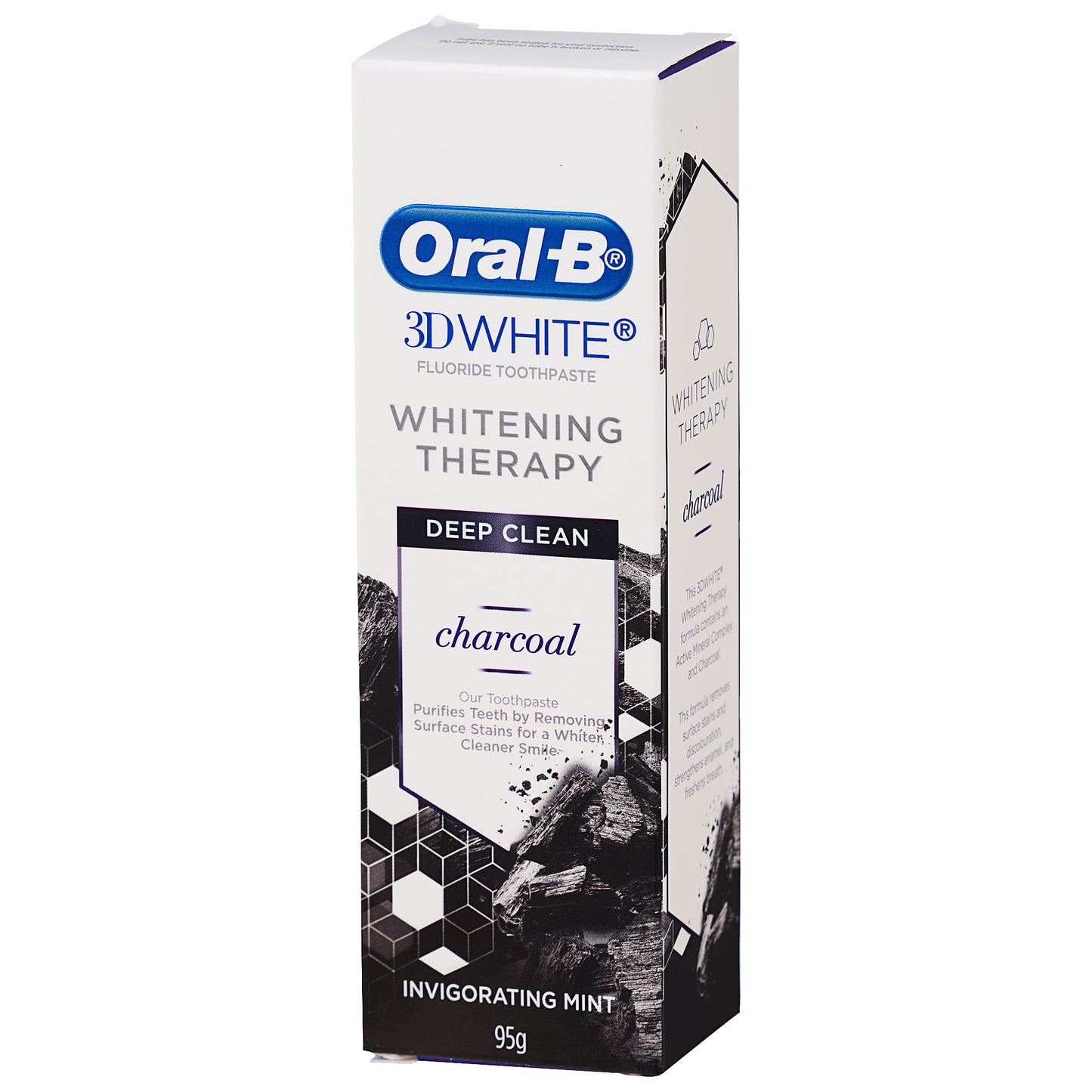 Oral B Toothpaste 3d White Charcoal 95g