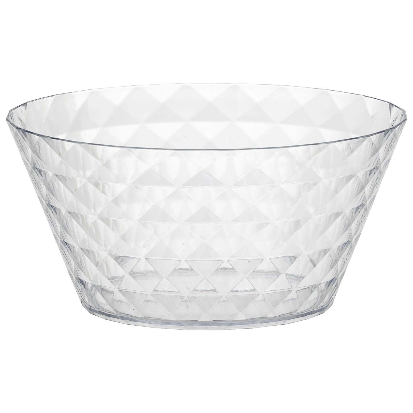 Diamond Acrylic Salad Bowl 25cm