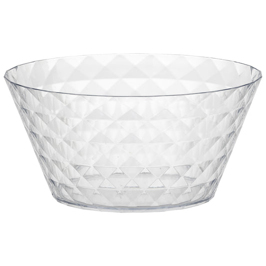 Diamond Acrylic Salad Bowl 25cm