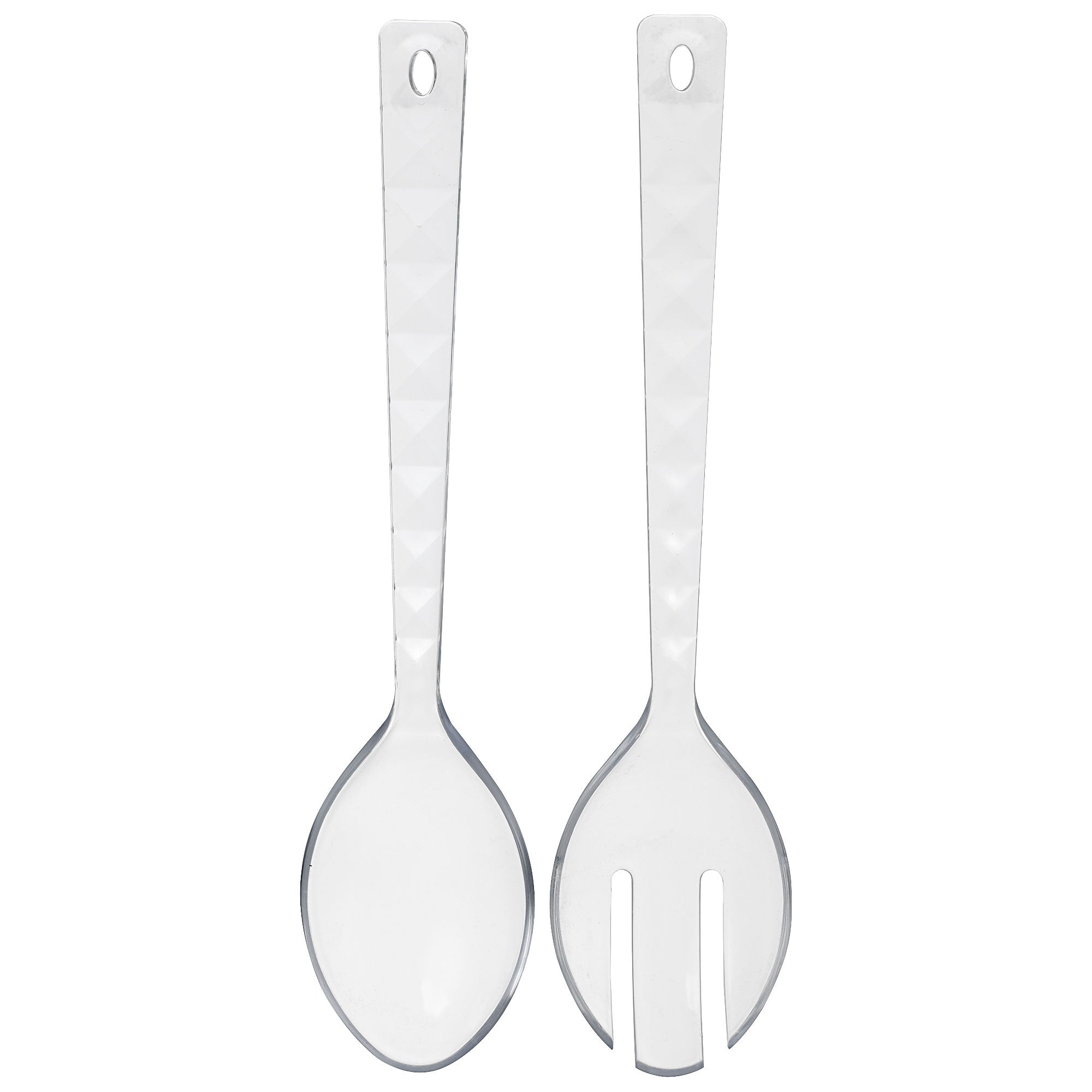 Diamond Acrylic Salad Servers – The Reject Shop