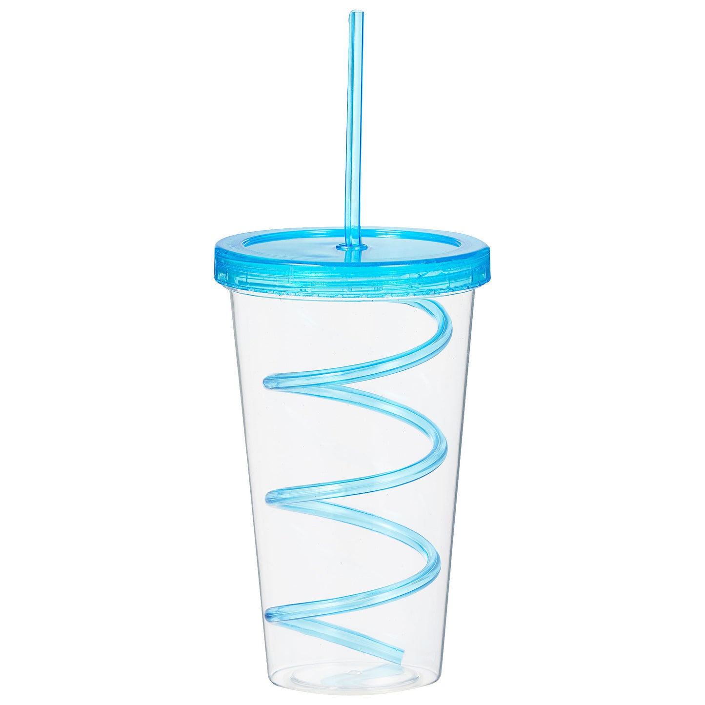 Tumbler With Curly Straw 550mL