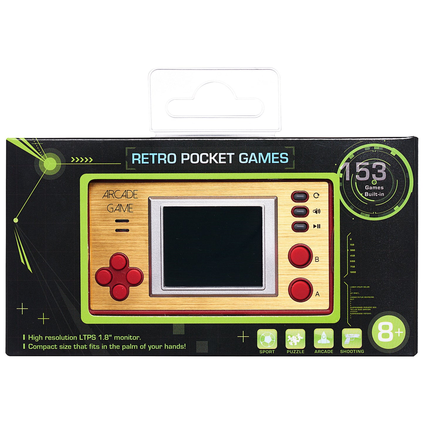 Retro Pocket Mini Game Console