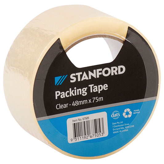 Stanford Packing Tape Clear 48mmx75m