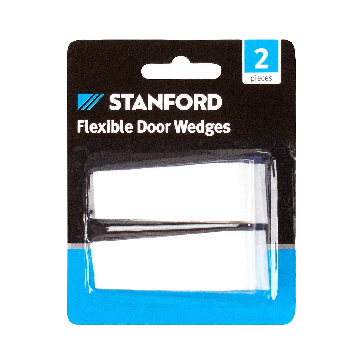 Stanford Flexible Door Wedge White 2pk