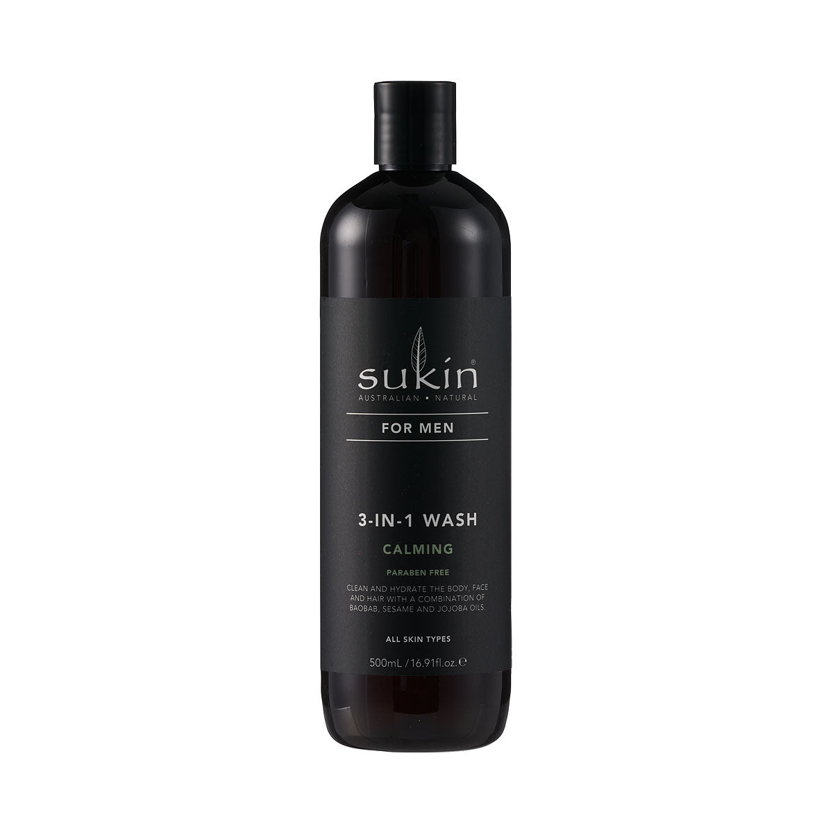 Sukin for Men 3-in-1 Body Wash Calm 500mL