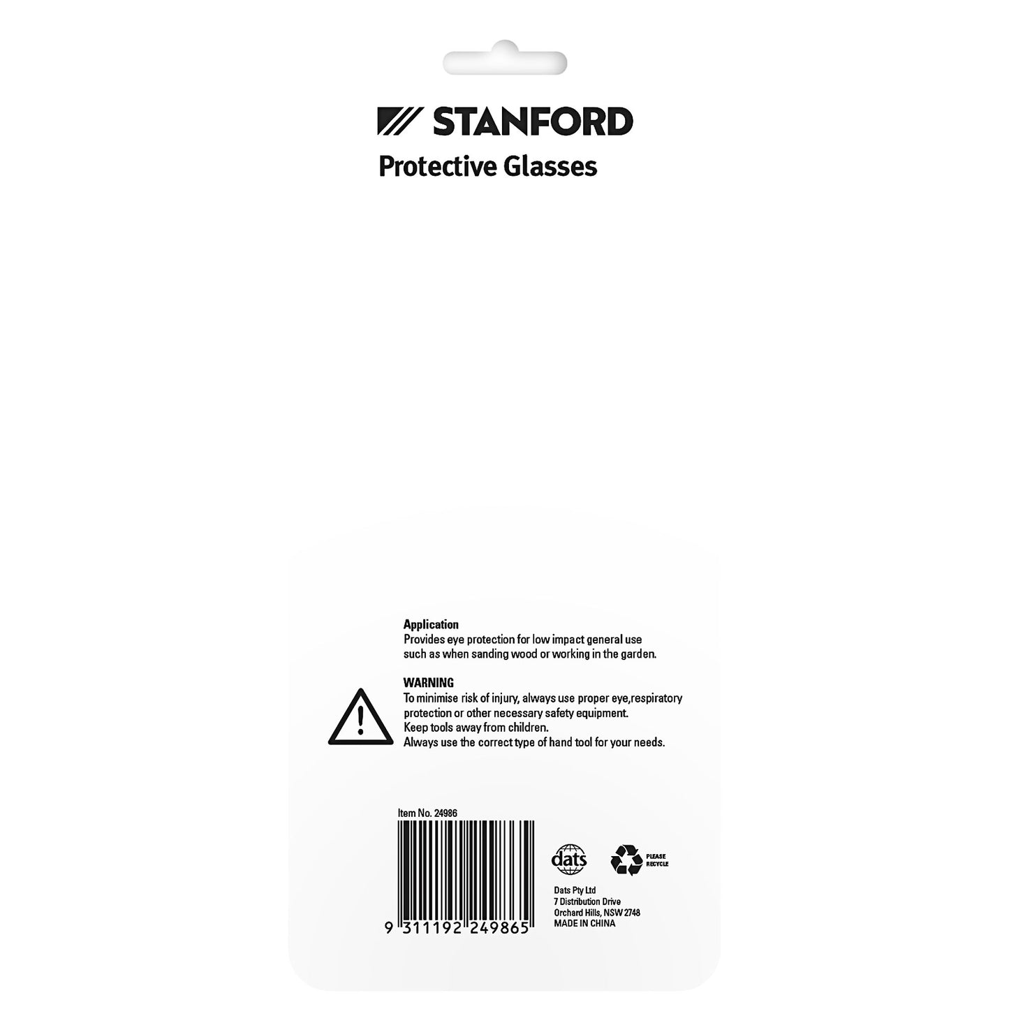 Stanford Protective Eyeglasses