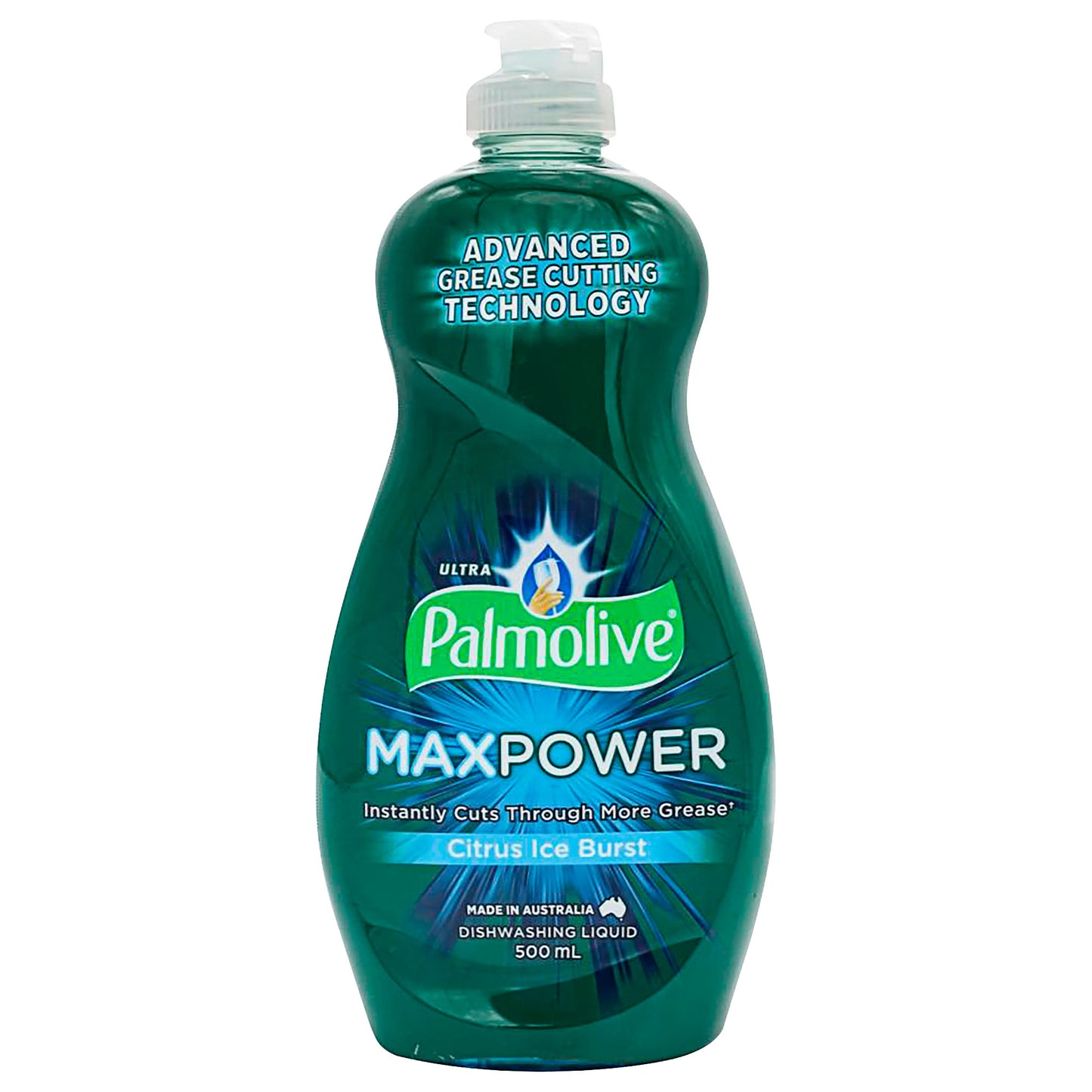 Palmolive Max Power Dishwashing Liquid Citrus Ice Burst 500mL