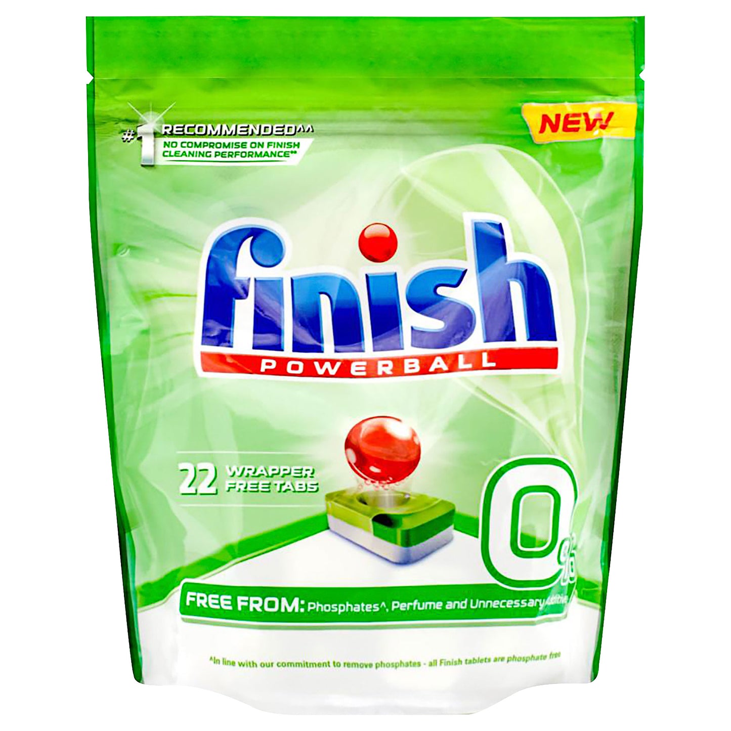 Finish Powerball Dishwashing Tablets Wrap Free 22pk