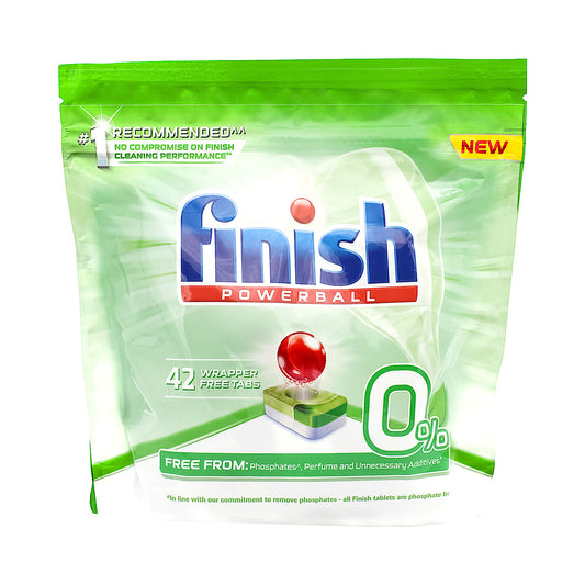 Finish Powerball Dishwashing Tablets Wrap Free 42pk