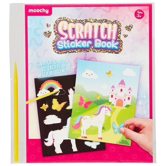 Moochy Scratch Sticker Book